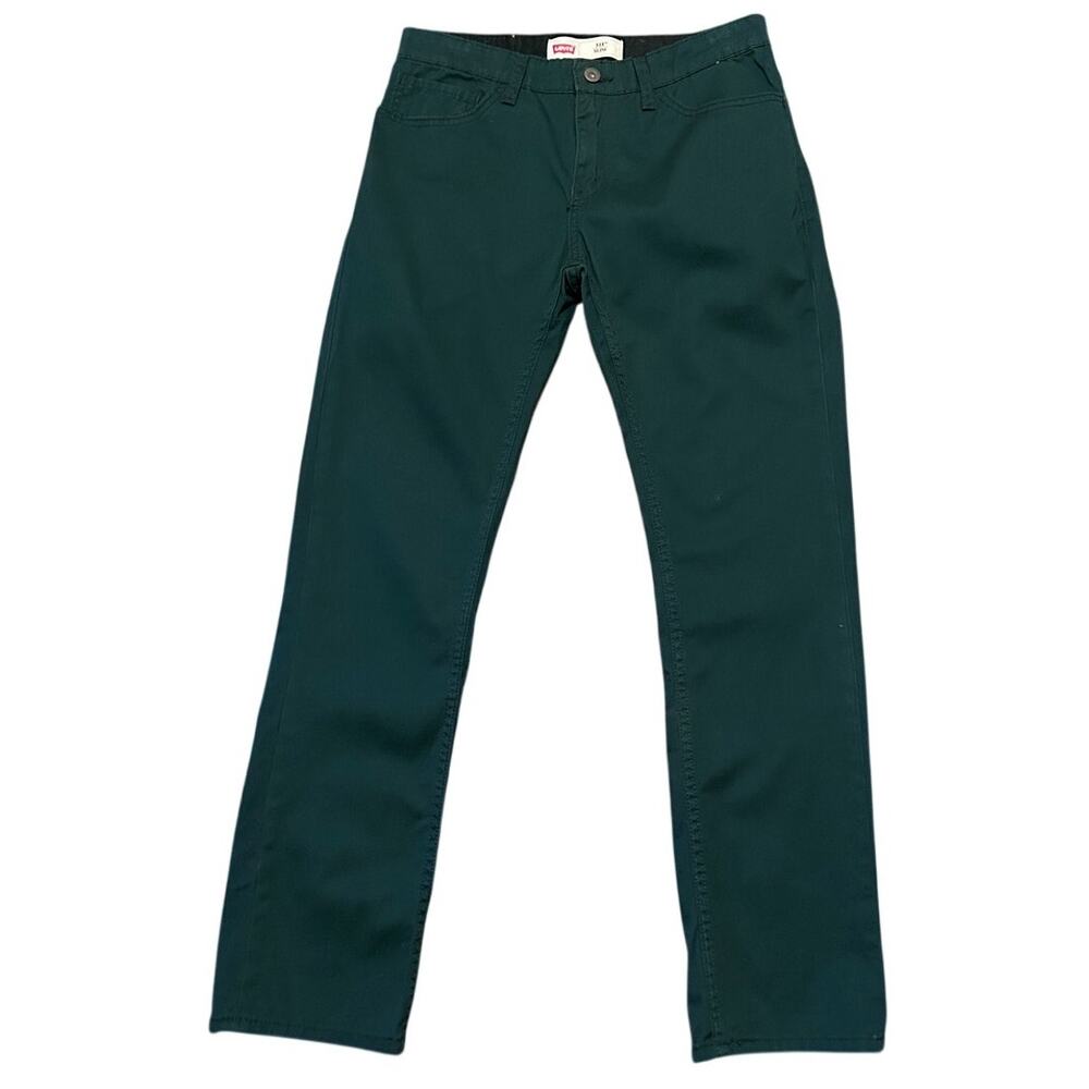 Levi’s 511 Slim Fit Jeans Dark Green Men’s 29x29 Casual Pants EUC